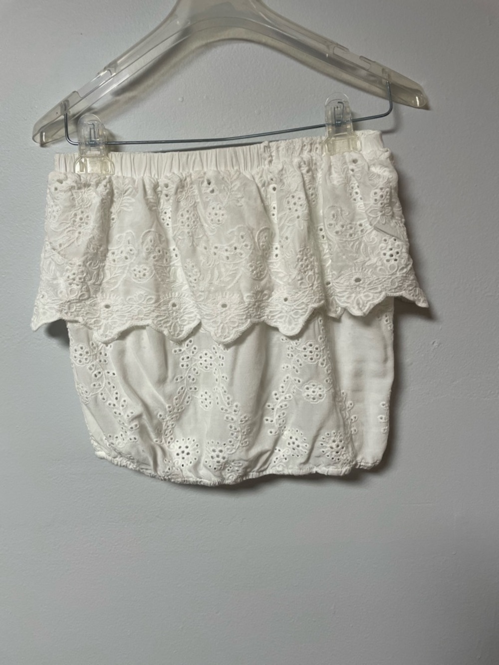 Young Fabulous & Broke White Eyelet Skort